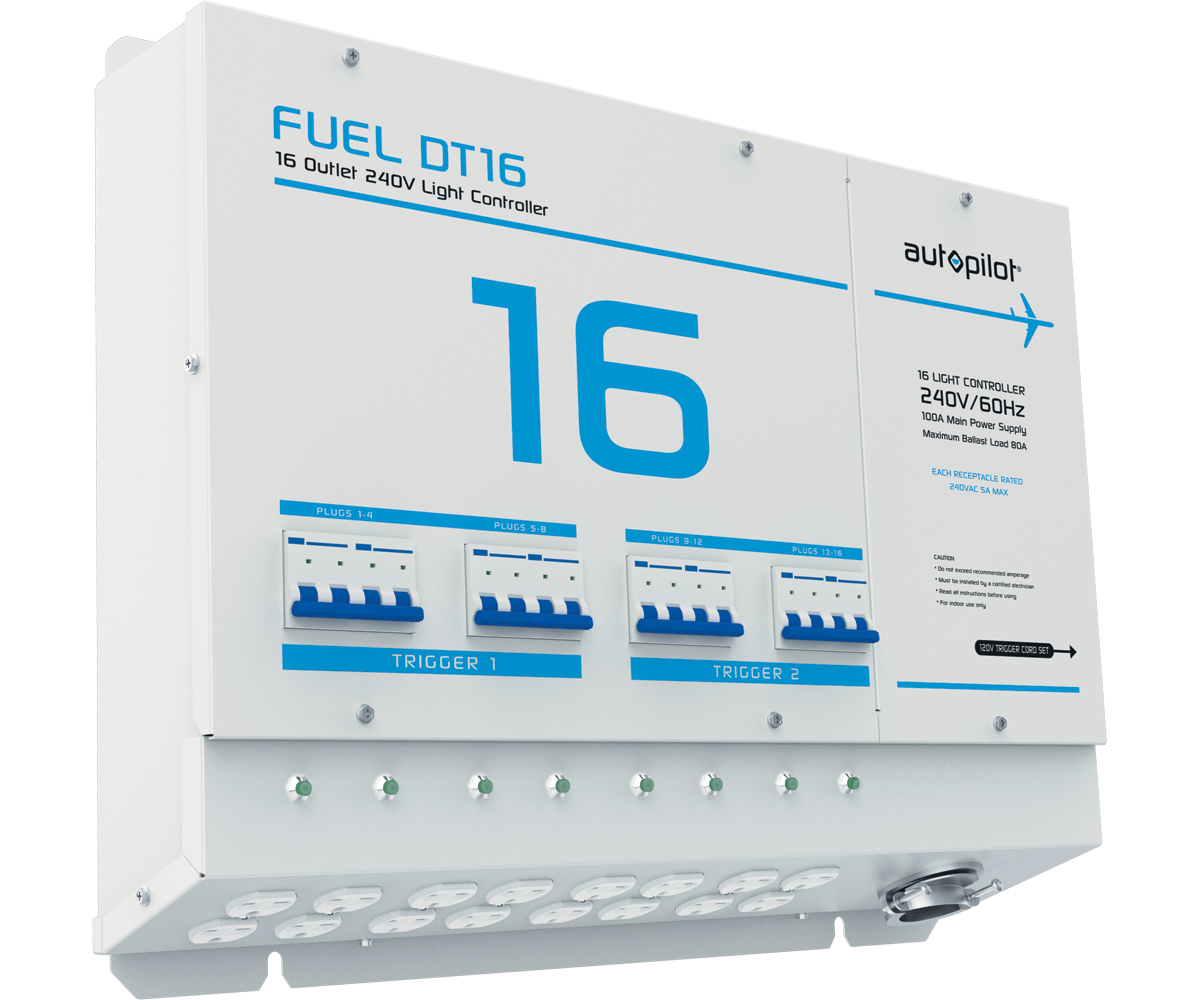 FUEL DT16 Light Controller - 16 Outlet, 240V w/Dual Triggers